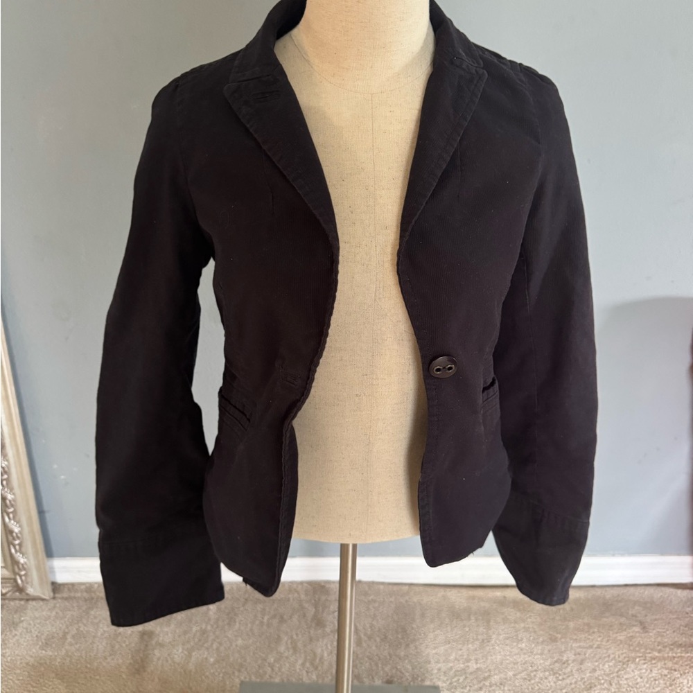 Marc Jacobs Black Tailored Blazer with Notched Lapels